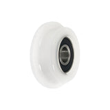 Rolka poliamidowa z kołnierzem 45 mm T45/35Ł, otwór 10 mm