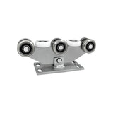 Wózek do bramy - 8 rolkowy, wahliwy (PROFIL 80x80x4mm) - W-8M-80/4