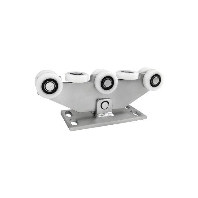 Wózek do bramy - 8 rolkowy, wahliwy (PROFIL 70x70x4mm) - W-8T-70