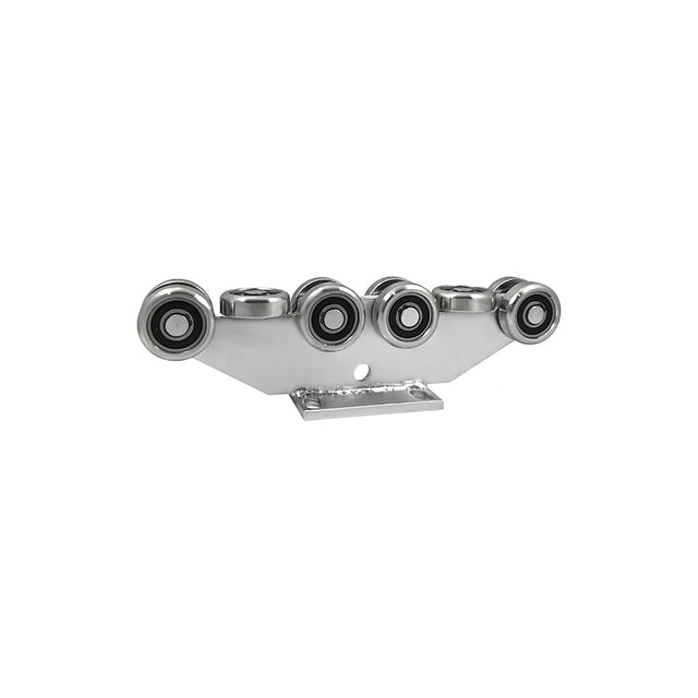 Wózek metalowy 10-rolkowy 80x80 do bramy 10MM-80, profil 80x80x5 mm