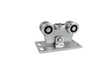 Wózek do bramy 5-rolkowy wahliwy W-5MM-70 z rolkami metalowymi