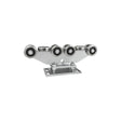 Wózek metalowy 10-rolkowy 80x80 do bramy R-10MM-80/4