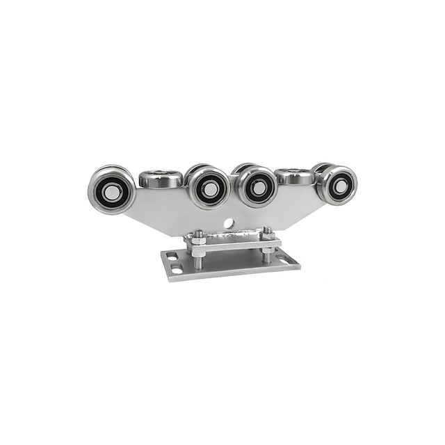 Wózek metalowy 10-rolkowy 80x80 do bramy R-10MM-80/4