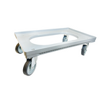 Wózek ramowy tworzywowy pod skrzynki EURO 400x600 mm, koła 100 mm, udźwig 250 kg