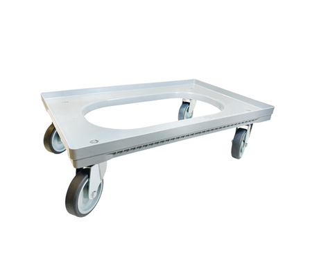 Wózek ramowy tworzywowy pod skrzynki EURO 400x600 mm, koła 100 mm, udźwig 250 kg