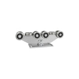 Wózek metalowy 10-rolkowy 80x80 do bramy W-10MM-80/4