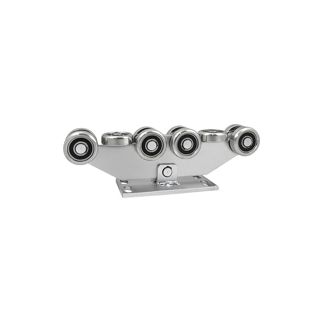 Wózek metalowy 10-rolkowy 80x80 do bramy W-10MM-80/4