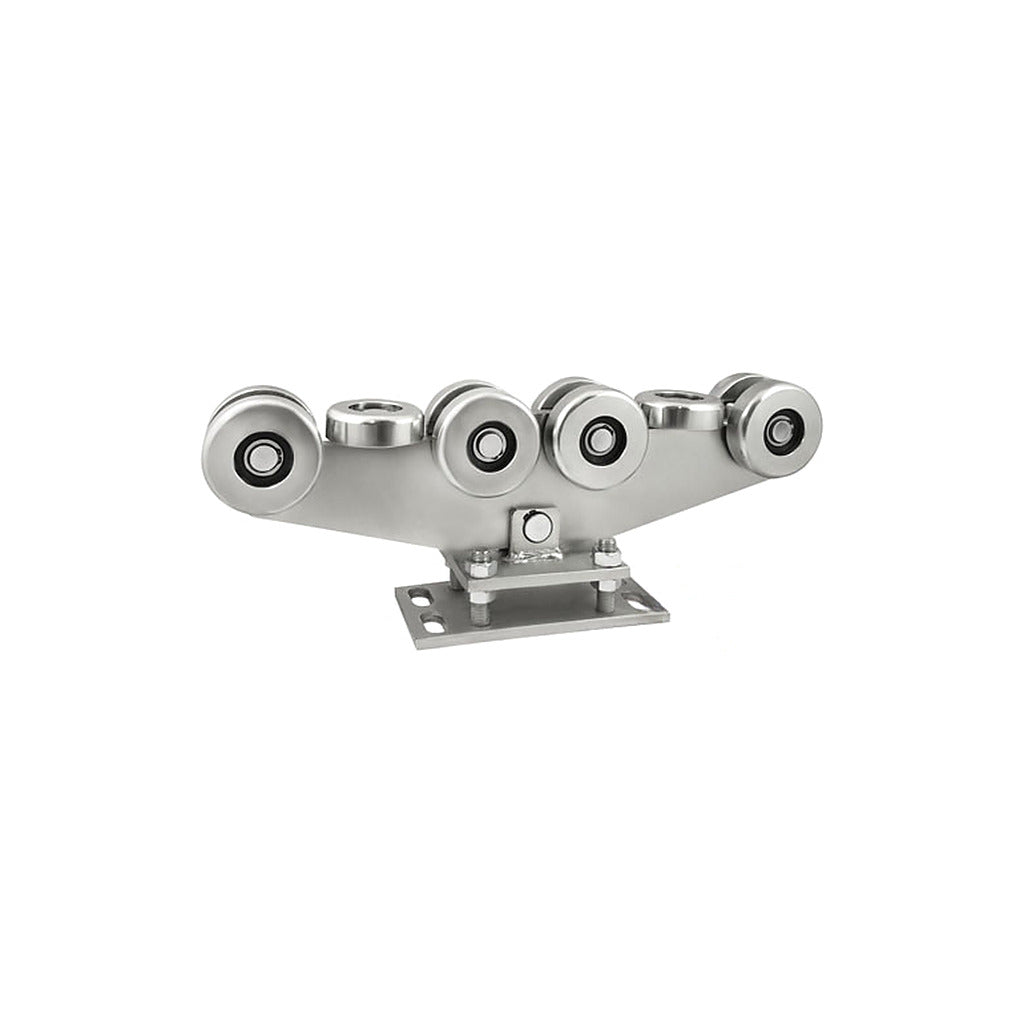 Wózek metalowy 10-rolkowy 100x90 do bramy WR-10MM-100/90, profil 100x90x4 mm