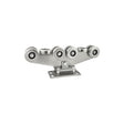 Wózek metalowy 10-rolkowy 100x100 do bramy WR-10MM-100, profil 100x100x4 mm