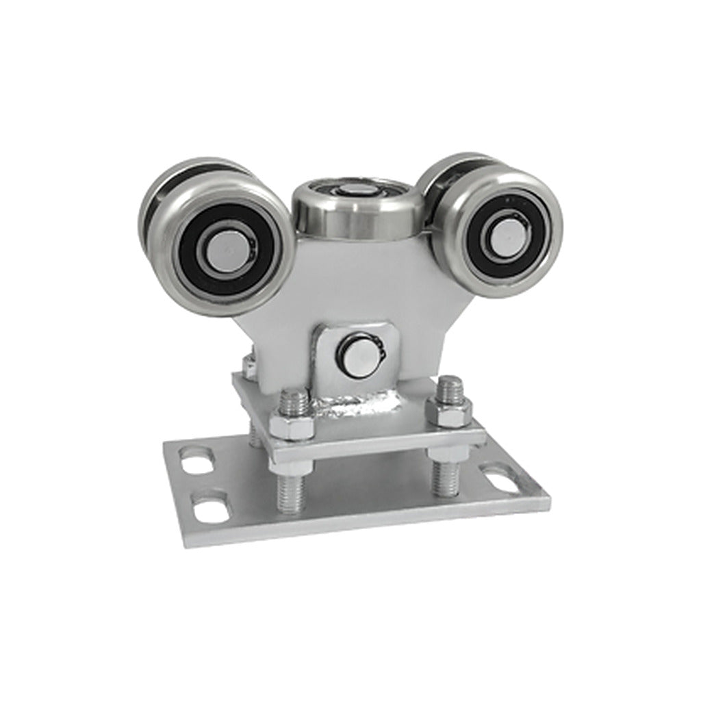 Wózek metalowy 5-rolkowy 80x80 do bramy WR-5MM-80M