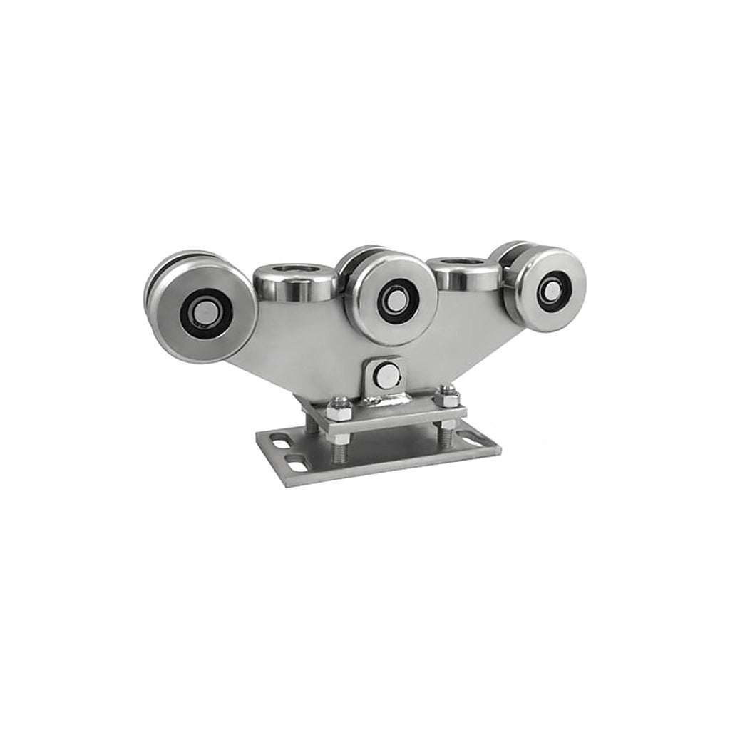 Wózek metalowy 8-rolkowy 100x90 do bramy WR-8MM-100/90, profil 100x90x4 mm