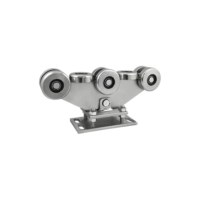 Wózek metalowy 8-rolkowy 100x100 do bramy WR-8MM-100, profil 100x100x4 mm
