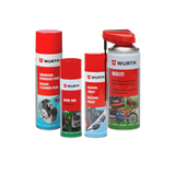 Würth zestaw do konserwacji bram, cztery spraye: Brake Cleaner Plus, HSW 100, Silikon-Spray i Multi