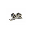Wózek Zabi 4M-30 do profilu 30x30x2mm, ocynkowana płytka montażowa z rolkami metalowymi