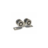 Wózek Zabi 4M-30 do profilu 30x30x2mm, ocynkowana płytka montażowa z rolkami metalowymi